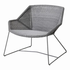 Fauteuil gris Breeze lounge - Cane-Line