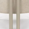 Fauteuil lounge en acier et polyester beige 70x82x75cm Heels - Zuiver