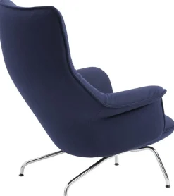Fauteuil lounge en bleu marine Doze - Muuto