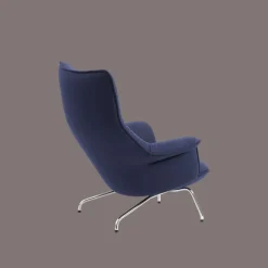 Fauteuil lounge en bleu marine Doze - Muuto