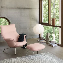Fauteuil lounge en bleu marine Doze - Muuto