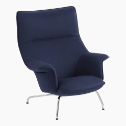 Fauteuil lounge en bleu marine Doze - Muuto