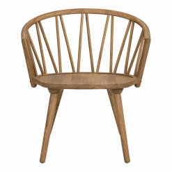 Fauteuil lounge en chêne huilé ZigZag - Hans K