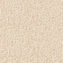 Fauteuil lounge en laine beige et acier marron Puffy - Hem