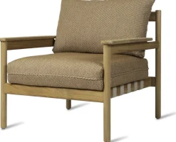 Fauteuil lounge en teck et polypropylène Oda - Vincent Sheppard