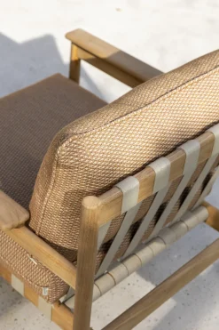 Fauteuil lounge en teck et polypropylène Oda - Vincent Sheppard
