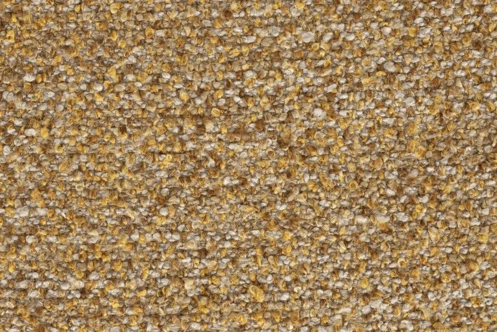 Fauteuil lounge en tissu marron et bois de frêne Loom - Dutchbone