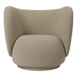 Fauteuil lounge grain cashmere Rico - Ferm living