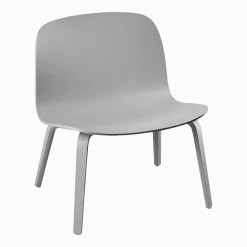Fauteuil lounge gris Visu - Muuto