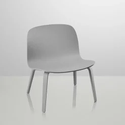Fauteuil lounge gris Visu - Muuto