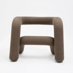 Fauteuil marron-beige 65cm Extra bold - Moustache
