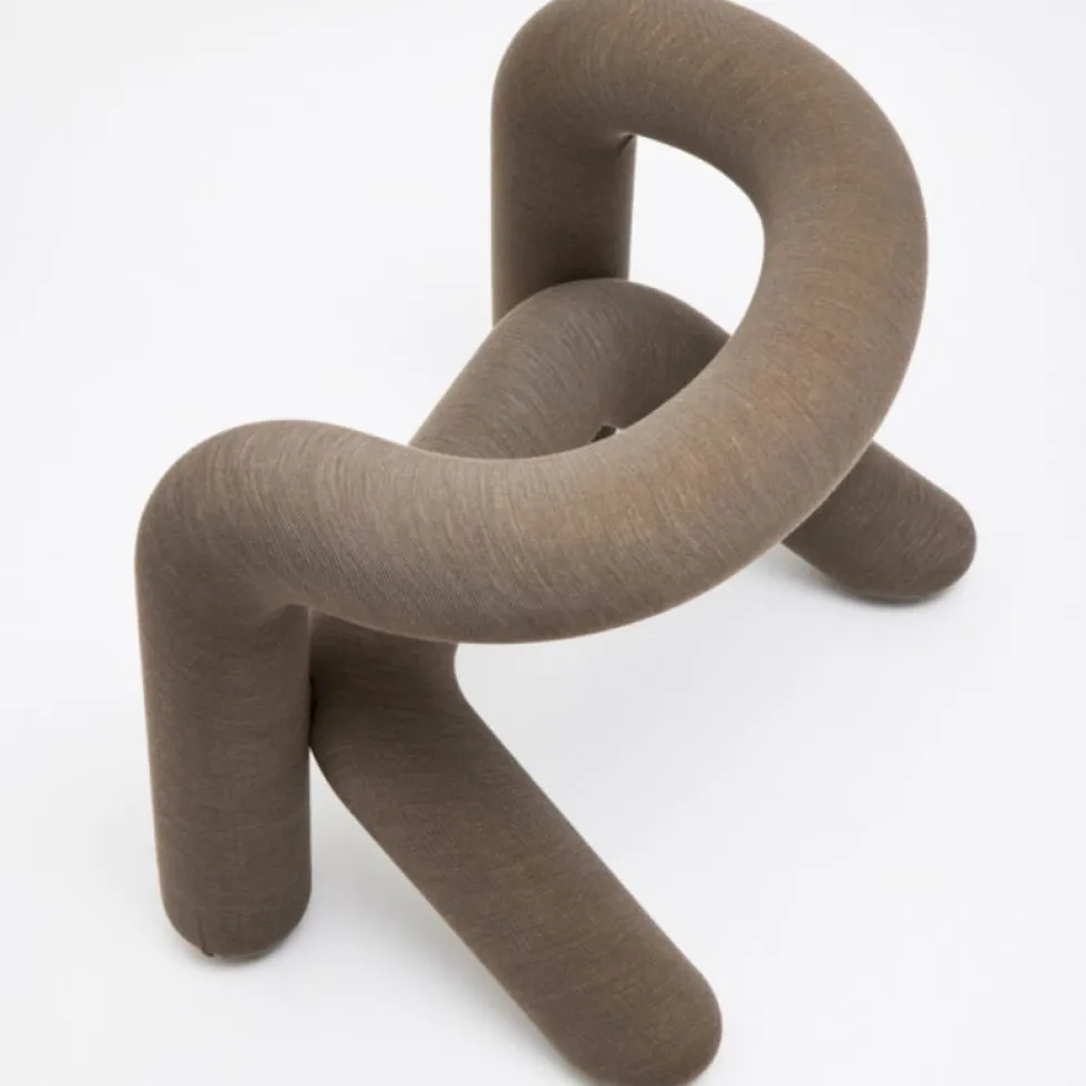 Fauteuil marron-beige 65cm Extra bold - Moustache