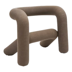 Fauteuil marron-beige 65cm Extra bold - Moustache
