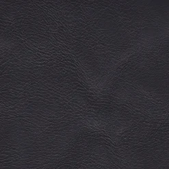 Fauteuil noir piétement tubes et assise cuir Fiber - Muuto