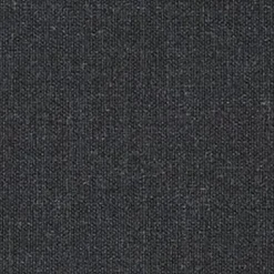 Fauteuil noir piétement tubes et assise textile Fiber - Muuto