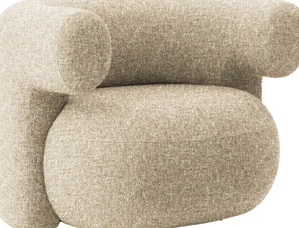 Fauteuil pivotant en tissu groupe 6 Zero 0001 Burra - Normann Copenhagen