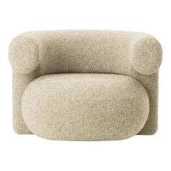 Fauteuil pivotant en tissu groupe 6 Zero 0001 Burra - Normann Copenhagen