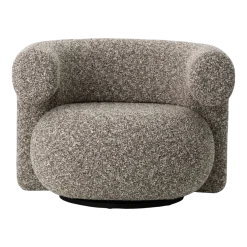 Fauteuil pivotant en tissu zero 0110 Burra - Normann Copenhagen