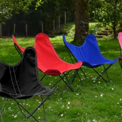 Fauteuil pour enfant en tissu noir Sunbrella BB - Airborne