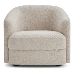Fauteuil rembourré barnum dark taupe ten 73cm Covent Lounge - New Works