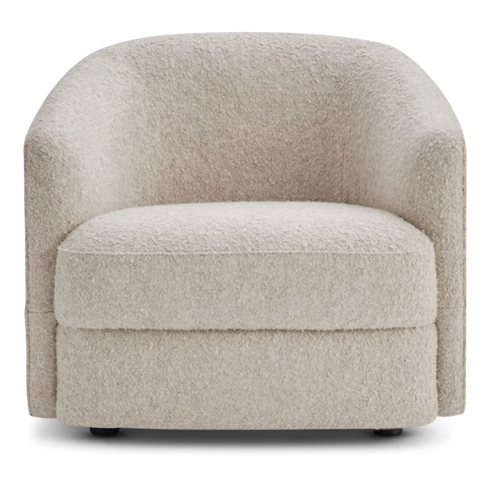 Fauteuil rembourré barnum dark taupe ten 73cm Covent Lounge - New Works