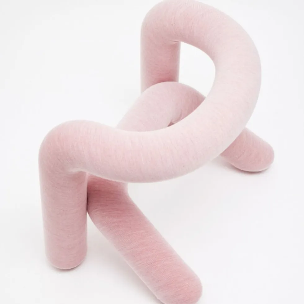 Fauteuil rose pale-rouge 65cm Extra bold - Moustache
