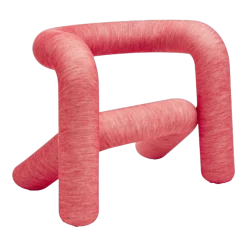 Fauteuil rouge-beige 65cm Extra bold - Moustache