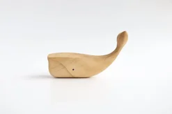 Figurine en bouleau naturel baleine I Piccolini - EMKO