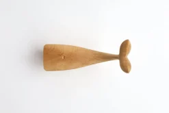 Figurine en bouleau naturel baleine I Piccolini - EMKO