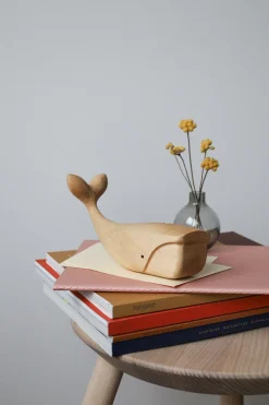 Figurine en bouleau naturel baleine I Piccolini - EMKO