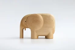 Figurine en bouleau naturel éléphant I Piccolini - EMKO