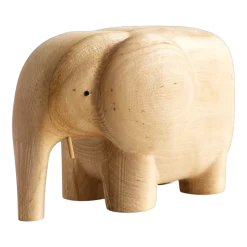 Figurine en bouleau naturel éléphant I Piccolini - EMKO