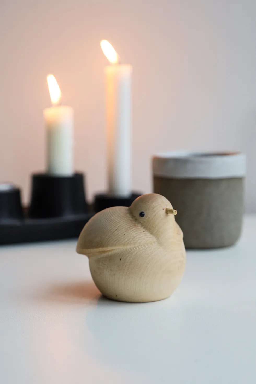 Figurine en bouleau naturel oiseau volant I Piccolini - EMKO