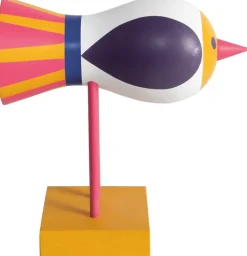 Figurine oiseaux en hêtre massif coloré 16x16x7cm Birds 1967 N°1 - Design House Stockholm