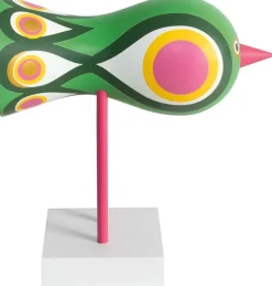 Figurine oiseaux en hêtre massif coloré 16x16x7cm Birds 1967 N°2 - Design House Stockholm