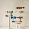Figurine oiseaux en hêtre massif coloré 16x16x7cm Birds 1967 N°6 - Design House Stockholm