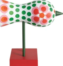 Figurine oiseaux en hêtre massif coloré 16x16x7cm Birds 1967 N°6 - Design House Stockholm