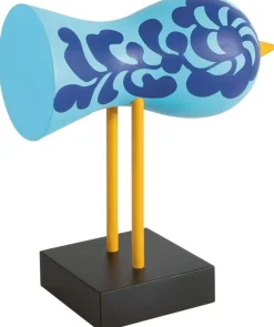 Figurine oiseaux en hêtre massif coloré 16x16x7cm Birds 1967 N°4 - Design House Stockholm