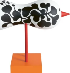 Figurine oiseaux en hêtre massif coloré 16x16x7cm Birds 1967 N°3 - Design House Stockholm
