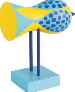 Figurine oiseaux en hêtre massif coloré 16x16x7cm Birds 1967 N°5 - Design House Stockholm