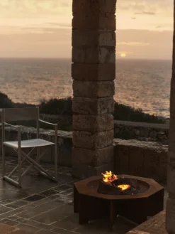 Foyer de feu en fer corten 85,5x29cm Otte - Ferm Living