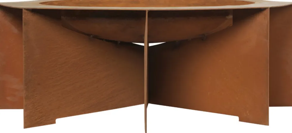 Foyer de feu en fer corten 85,5x29cm Otte - Ferm Living