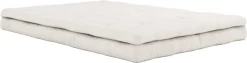 Futon canapé convertible en coton natural 140x95x60cm Buckle-up - Karup Design