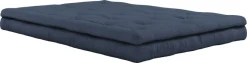 Futon canapé convertible en coton navy 140x95x60cm Buckle-up - Karup Design