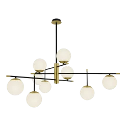 Grande suspension en verre et métal Nostalgie - Maytoni