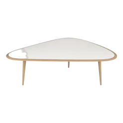 Grande table basse blanche Fifties - RED Edition