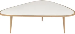 Grande table basse blanche Fifties - RED Edition
