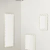 Grand miroir en verre et acier blanc 160 x 55 cm Illu - Normann Copenhagen