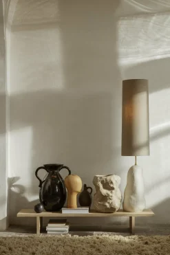 Grand pied de lampe en céramique blanc 23 x 100,5 cm Hebe - Ferm Living