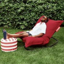 Grand pouf extérieur gris tonnerre Original Outdoor - Fatboy
